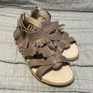 Old soles fringe sandals size 32 (size 1 kids) EXCELLENT USED CONDITION